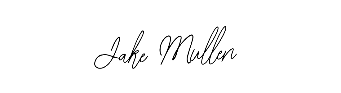 How to make Jake Mullen name signature. Use Bearetta-2O07w style for creating short signs online. This is the latest handwritten sign. Jake Mullen signature style 12 images and pictures png