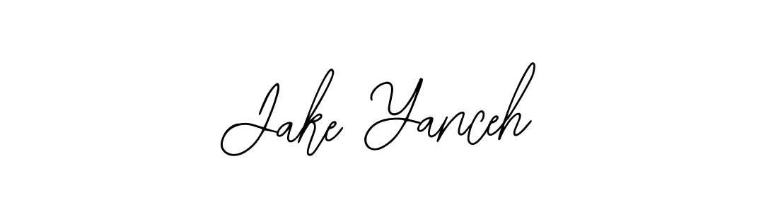 Similarly Bearetta-2O07w is the best handwritten signature design. Signature creator online .You can use it as an online autograph creator for name Jake Yanceh. Jake Yanceh signature style 12 images and pictures png