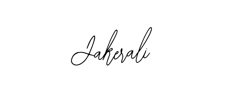 Use a signature maker to create a handwritten signature online. With this signature software, you can design (Bearetta-2O07w) your own signature for name Jakerali. Jakerali signature style 12 images and pictures png