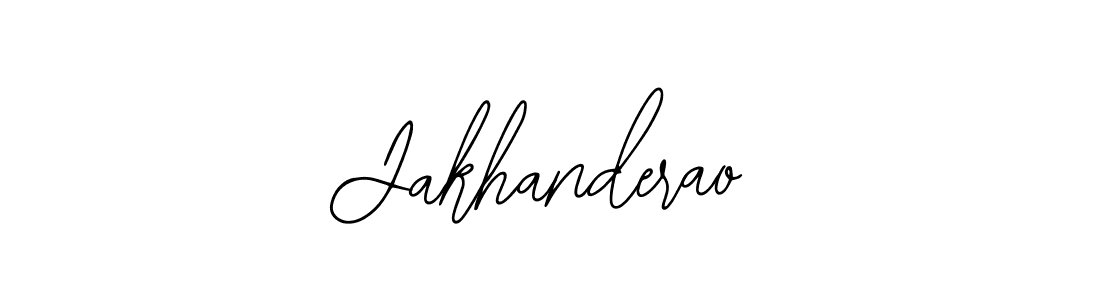 Make a beautiful signature design for name Jakhanderao. With this signature (Bearetta-2O07w) style, you can create a handwritten signature for free. Jakhanderao signature style 12 images and pictures png