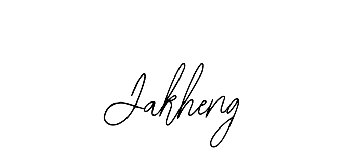 Use a signature maker to create a handwritten signature online. With this signature software, you can design (Bearetta-2O07w) your own signature for name Jakheng. Jakheng signature style 12 images and pictures png