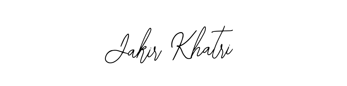 Use a signature maker to create a handwritten signature online. With this signature software, you can design (Bearetta-2O07w) your own signature for name Jakir Khatri. Jakir Khatri signature style 12 images and pictures png