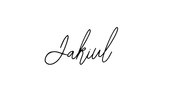 How to make Jakiul signature? Bearetta-2O07w is a professional autograph style. Create handwritten signature for Jakiul name. Jakiul signature style 12 images and pictures png