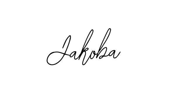 Jakoba stylish signature style. Best Handwritten Sign (Bearetta-2O07w) for my name. Handwritten Signature Collection Ideas for my name Jakoba. Jakoba signature style 12 images and pictures png