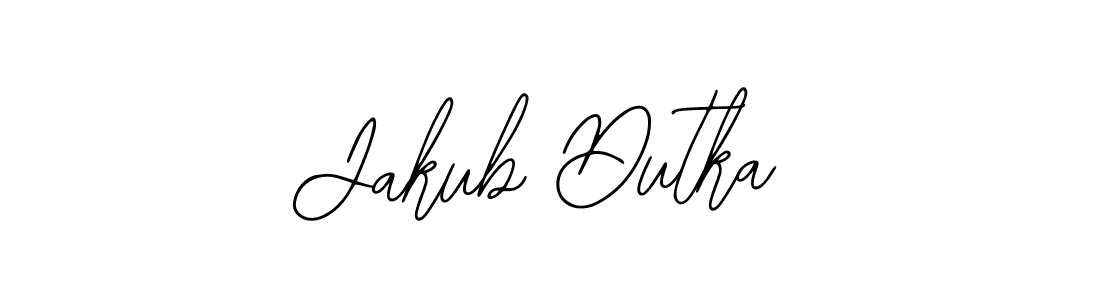 The best way (Bearetta-2O07w) to make a short signature is to pick only two or three words in your name. The name Jakub Dutka include a total of six letters. For converting this name. Jakub Dutka signature style 12 images and pictures png