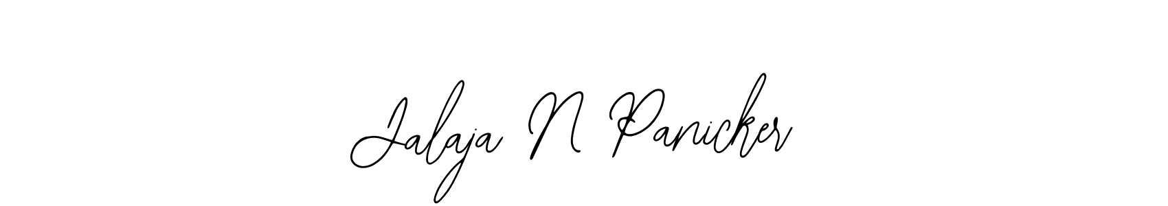 It looks lik you need a new signature style for name Jalaja N Panicker. Design unique handwritten (Bearetta-2O07w) signature with our free signature maker in just a few clicks. Jalaja N Panicker signature style 12 images and pictures png