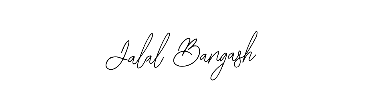 How to Draw Jalal Bangash signature style? Bearetta-2O07w is a latest design signature styles for name Jalal Bangash. Jalal Bangash signature style 12 images and pictures png