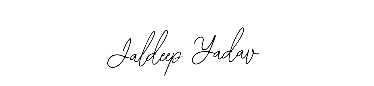 How to make Jaldeep Yadav name signature. Use Bearetta-2O07w style for creating short signs online. This is the latest handwritten sign. Jaldeep Yadav signature style 12 images and pictures png