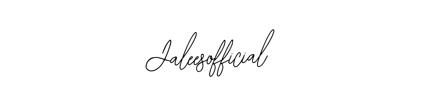 Also You can easily find your signature by using the search form. We will create Jaleesofficial name handwritten signature images for you free of cost using Bearetta-2O07w sign style. Jaleesofficial signature style 12 images and pictures png