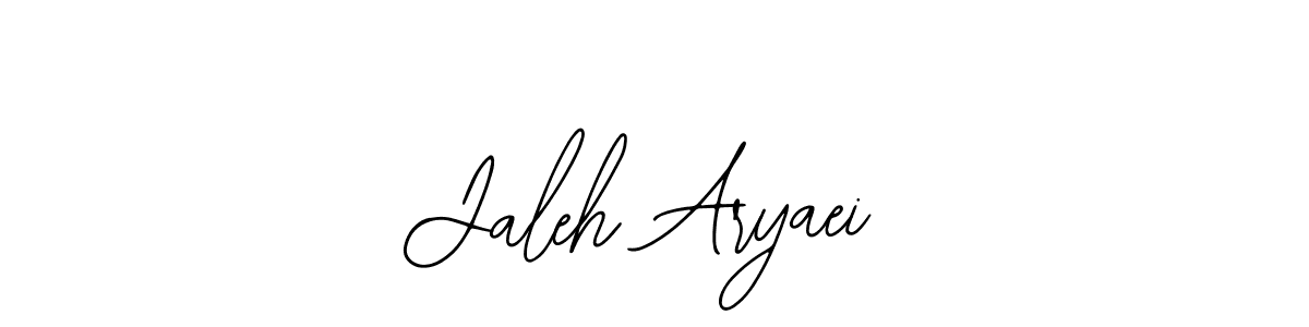 The best way (Bearetta-2O07w) to make a short signature is to pick only two or three words in your name. The name Jaleh Aryaei include a total of six letters. For converting this name. Jaleh Aryaei signature style 12 images and pictures png