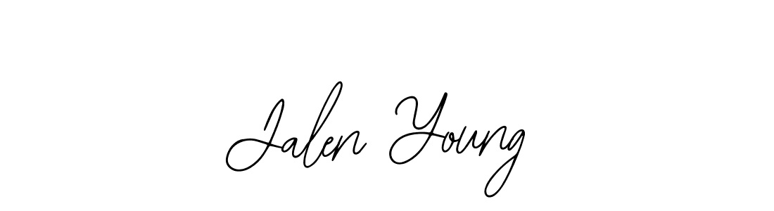 Make a beautiful signature design for name Jalen Young. Use this online signature maker to create a handwritten signature for free. Jalen Young signature style 12 images and pictures png