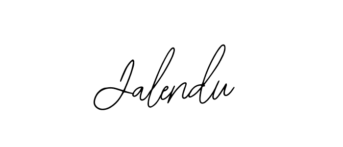 How to make Jalendu name signature. Use Bearetta-2O07w style for creating short signs online. This is the latest handwritten sign. Jalendu signature style 12 images and pictures png