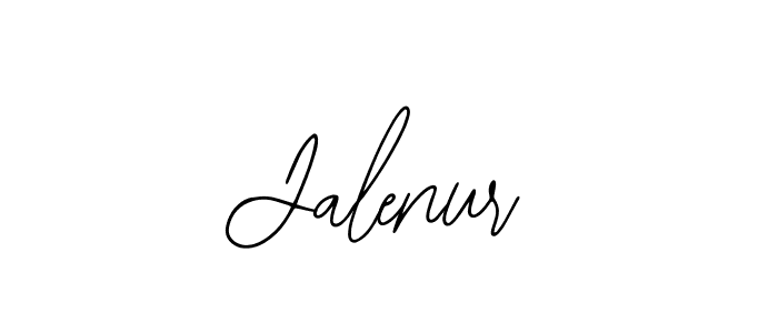 How to make Jalenur name signature. Use Bearetta-2O07w style for creating short signs online. This is the latest handwritten sign. Jalenur signature style 12 images and pictures png