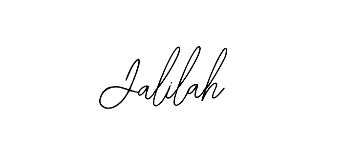 Use a signature maker to create a handwritten signature online. With this signature software, you can design (Bearetta-2O07w) your own signature for name Jalilah. Jalilah signature style 12 images and pictures png