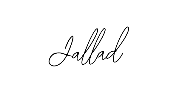 How to make Jallad signature? Bearetta-2O07w is a professional autograph style. Create handwritten signature for Jallad name. Jallad signature style 12 images and pictures png