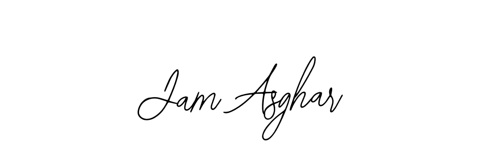 You should practise on your own different ways (Bearetta-2O07w) to write your name (Jam Asghar) in signature. don't let someone else do it for you. Jam Asghar signature style 12 images and pictures png