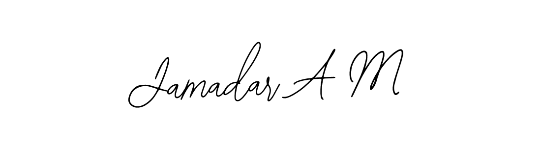 Jamadar A M stylish signature style. Best Handwritten Sign (Bearetta-2O07w) for my name. Handwritten Signature Collection Ideas for my name Jamadar A M. Jamadar A M signature style 12 images and pictures png