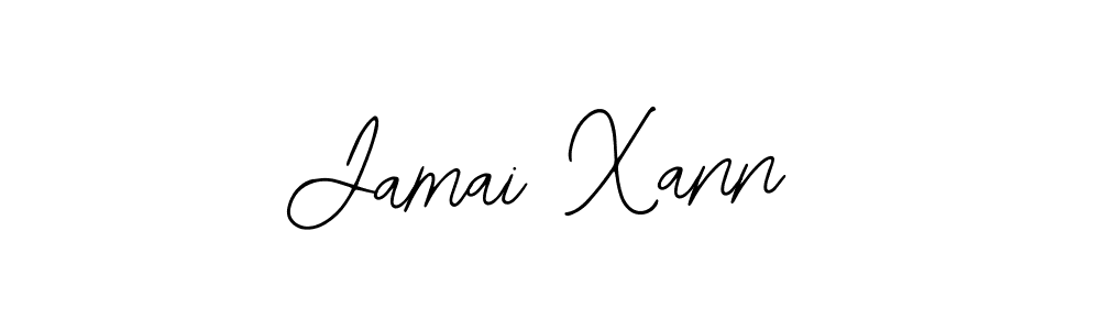 You should practise on your own different ways (Bearetta-2O07w) to write your name (Jamai Xann) in signature. don't let someone else do it for you. Jamai Xann signature style 12 images and pictures png