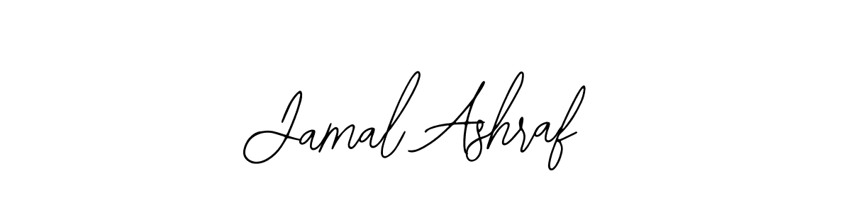 How to make Jamal Ashraf name signature. Use Bearetta-2O07w style for creating short signs online. This is the latest handwritten sign. Jamal Ashraf signature style 12 images and pictures png