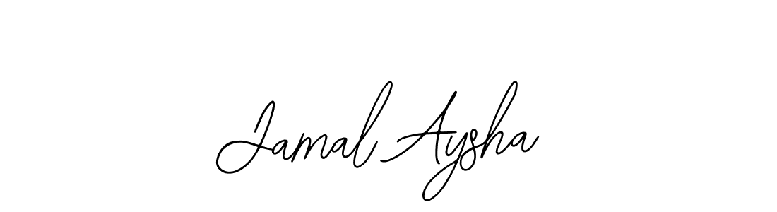 Create a beautiful signature design for name Jamal Aysha. With this signature (Bearetta-2O07w) fonts, you can make a handwritten signature for free. Jamal Aysha signature style 12 images and pictures png