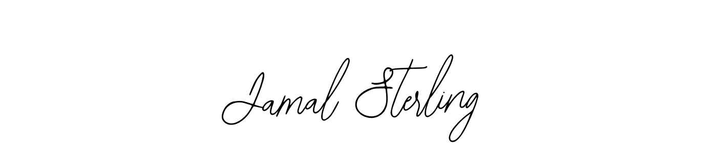 Similarly Bearetta-2O07w is the best handwritten signature design. Signature creator online .You can use it as an online autograph creator for name Jamal Sterling. Jamal Sterling signature style 12 images and pictures png