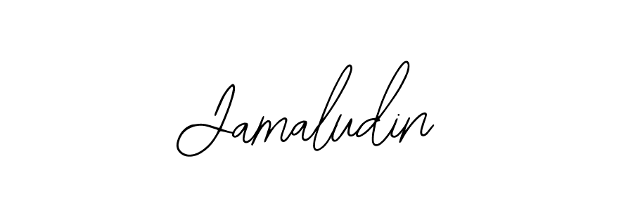 You should practise on your own different ways (Bearetta-2O07w) to write your name (Jamaludin) in signature. don't let someone else do it for you. Jamaludin signature style 12 images and pictures png