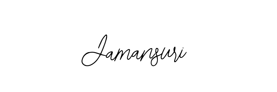 Use a signature maker to create a handwritten signature online. With this signature software, you can design (Bearetta-2O07w) your own signature for name Jamansuri. Jamansuri signature style 12 images and pictures png