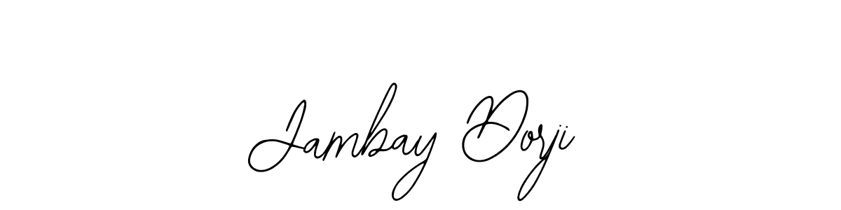 Create a beautiful signature design for name Jambay Dorji. With this signature (Bearetta-2O07w) fonts, you can make a handwritten signature for free. Jambay Dorji signature style 12 images and pictures png