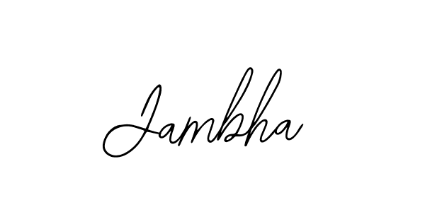 Make a beautiful signature design for name Jambha. With this signature (Bearetta-2O07w) style, you can create a handwritten signature for free. Jambha signature style 12 images and pictures png