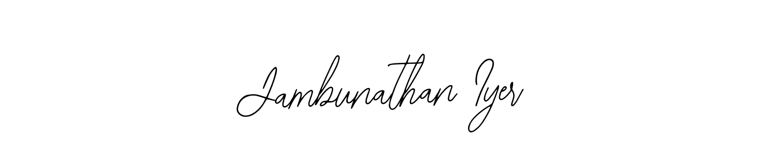 You can use this online signature creator to create a handwritten signature for the name Jambunathan Iyer. This is the best online autograph maker. Jambunathan Iyer signature style 12 images and pictures png