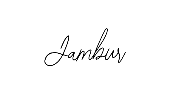Design your own signature with our free online signature maker. With this signature software, you can create a handwritten (Bearetta-2O07w) signature for name Jambur. Jambur signature style 12 images and pictures png