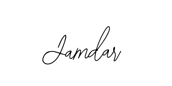 Use a signature maker to create a handwritten signature online. With this signature software, you can design (Bearetta-2O07w) your own signature for name Jamdar. Jamdar signature style 12 images and pictures png