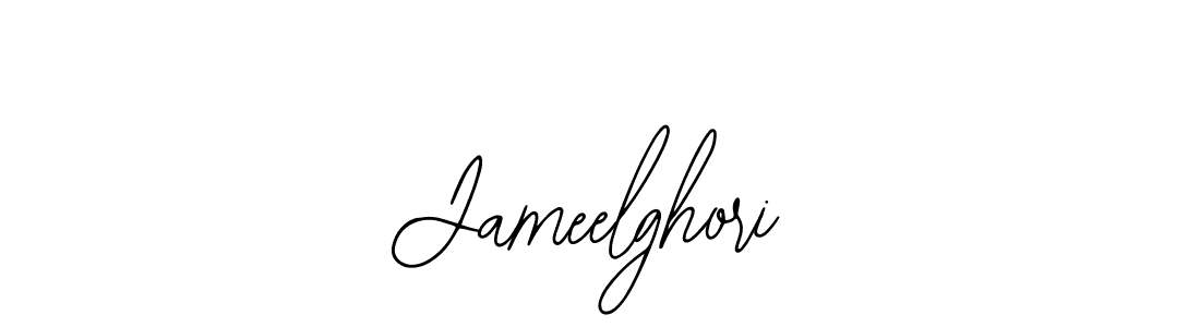 if you are searching for the best signature style for your name Jameelghori. so please give up your signature search. here we have designed multiple signature styles  using Bearetta-2O07w. Jameelghori signature style 12 images and pictures png