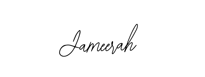 Use a signature maker to create a handwritten signature online. With this signature software, you can design (Bearetta-2O07w) your own signature for name Jameerah. Jameerah signature style 12 images and pictures png