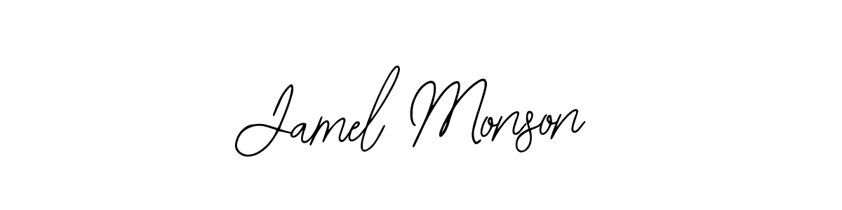 How to Draw Jamel Monson signature style? Bearetta-2O07w is a latest design signature styles for name Jamel Monson. Jamel Monson signature style 12 images and pictures png