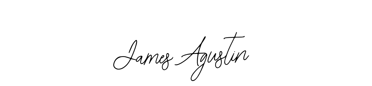 Design your own signature with our free online signature maker. With this signature software, you can create a handwritten (Bearetta-2O07w) signature for name James Agustin. James Agustin signature style 12 images and pictures png