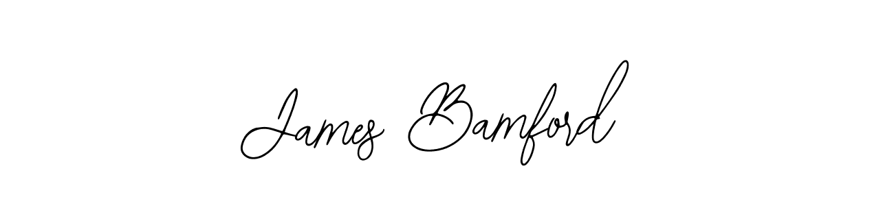 Make a beautiful signature design for name James Bamford. With this signature (Bearetta-2O07w) style, you can create a handwritten signature for free. James Bamford signature style 12 images and pictures png