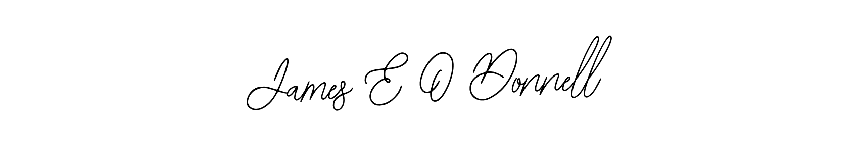 James E O Donnell stylish signature style. Best Handwritten Sign (Bearetta-2O07w) for my name. Handwritten Signature Collection Ideas for my name James E O Donnell. James E O Donnell signature style 12 images and pictures png