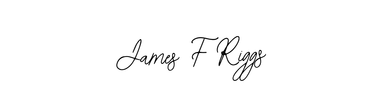 Make a beautiful signature design for name James F Riggs. With this signature (Bearetta-2O07w) style, you can create a handwritten signature for free. James F Riggs signature style 12 images and pictures png