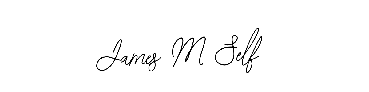 Create a beautiful signature design for name James M Self. With this signature (Bearetta-2O07w) fonts, you can make a handwritten signature for free. James M Self signature style 12 images and pictures png