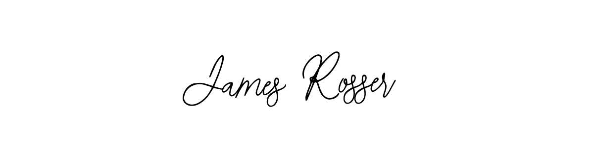 You should practise on your own different ways (Bearetta-2O07w) to write your name (James Rosser) in signature. don't let someone else do it for you. James Rosser signature style 12 images and pictures png