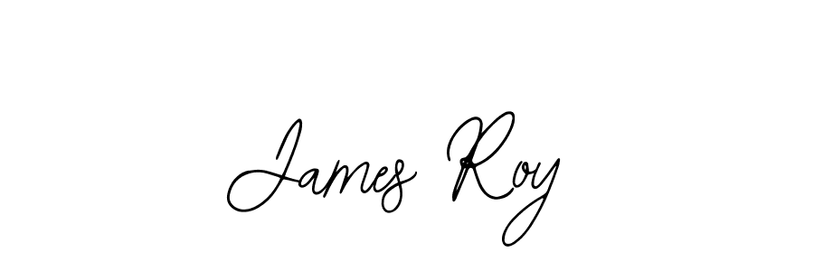 You should practise on your own different ways (Bearetta-2O07w) to write your name (James Roy) in signature. don't let someone else do it for you. James Roy signature style 12 images and pictures png