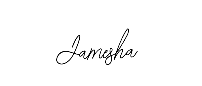 Make a beautiful signature design for name Jamesha. Use this online signature maker to create a handwritten signature for free. Jamesha signature style 12 images and pictures png