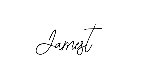 How to make Jamest signature? Bearetta-2O07w is a professional autograph style. Create handwritten signature for Jamest name. Jamest signature style 12 images and pictures png