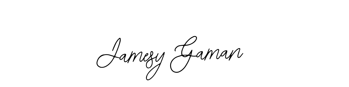 Similarly Bearetta-2O07w is the best handwritten signature design. Signature creator online .You can use it as an online autograph creator for name Jamesy Gaman. Jamesy Gaman signature style 12 images and pictures png