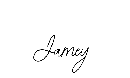 Design your own signature with our free online signature maker. With this signature software, you can create a handwritten (Bearetta-2O07w) signature for name Jamey. Jamey signature style 12 images and pictures png