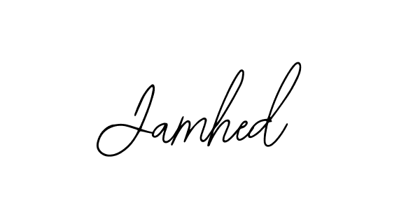 You can use this online signature creator to create a handwritten signature for the name Jamhed. This is the best online autograph maker. Jamhed signature style 12 images and pictures png