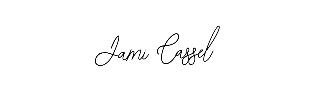 The best way (Bearetta-2O07w) to make a short signature is to pick only two or three words in your name. The name Jami Cassel include a total of six letters. For converting this name. Jami Cassel signature style 12 images and pictures png