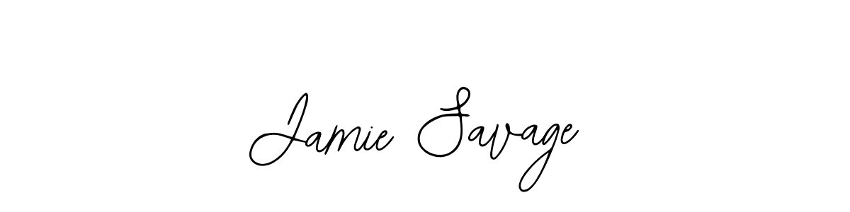 Use a signature maker to create a handwritten signature online. With this signature software, you can design (Bearetta-2O07w) your own signature for name Jamie Savage. Jamie Savage signature style 12 images and pictures png