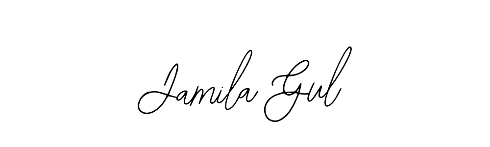 How to make Jamila Gul signature? Bearetta-2O07w is a professional autograph style. Create handwritten signature for Jamila Gul name. Jamila Gul signature style 12 images and pictures png